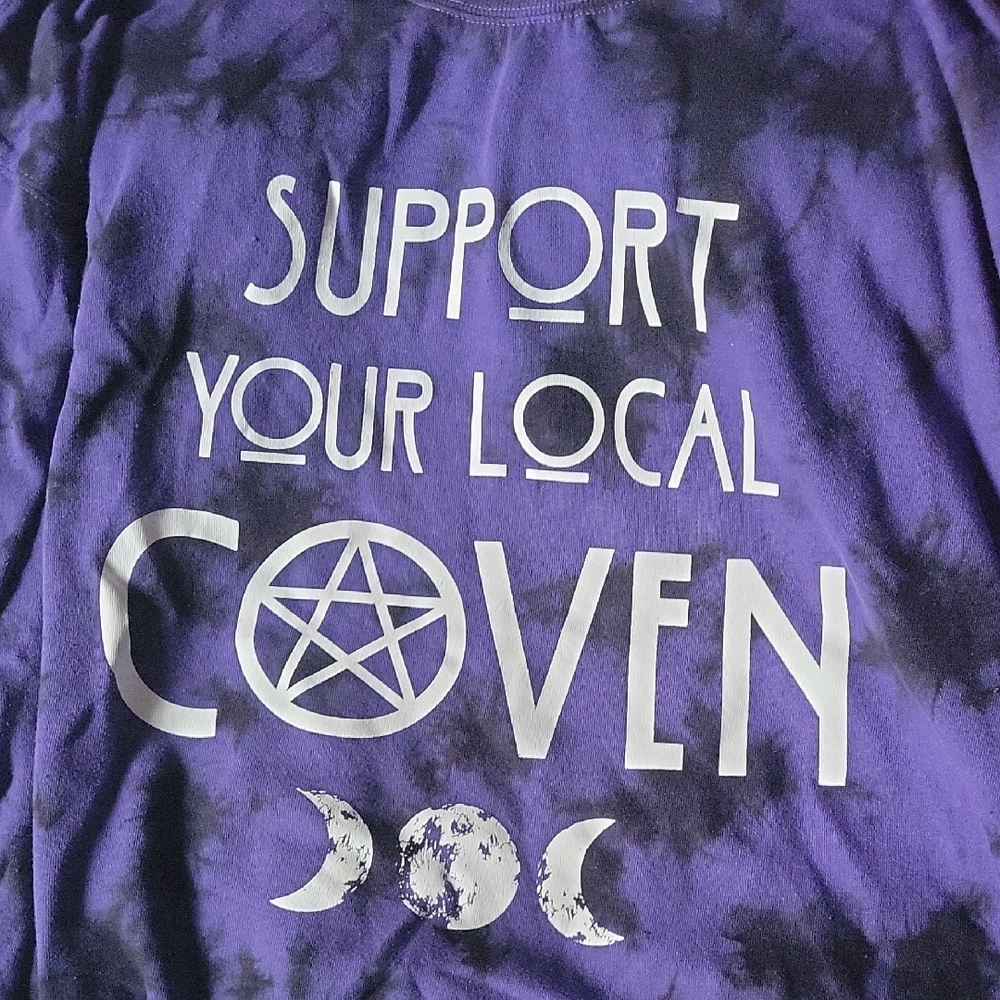 Spirit Purple Tee with White Print